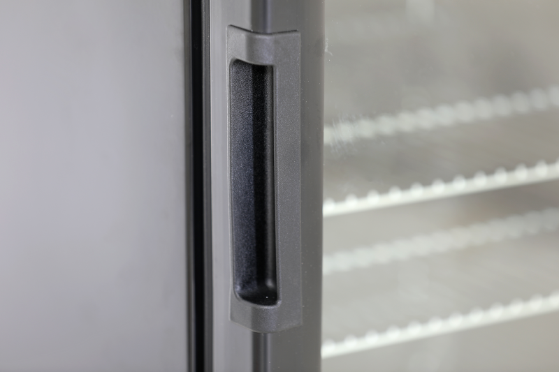 Glastürkühlschrank K 140G schwarz | KBS 9190144 - KBS Gastrotechnik