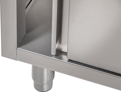 Spülschrank mit Schiebetüren B 120cm - Becken links | KBS 91921102 - KBS Gastrotechnik
