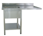 Spülcenter B 120cm - 1 Becken links - mit glatter Ablagefläche | KBS 92011102 - KBS Gastrotechnik