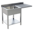 Spülcenter 1 Becken links Breite 120cm | KBS 92011104 - KBS Gastrotechnik