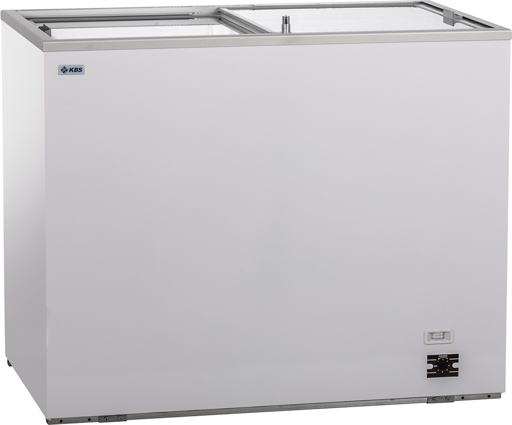 Eiscreme Impuls-Tiefkühltruhe D 400 mit Glasschiebedeckel | KBS 921043 - KBS Gastrotechnik