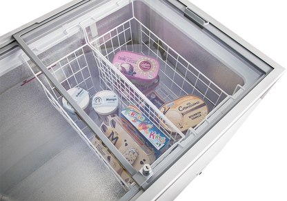 Eiscreme Impuls-Tiefkühltruhe D 200 mit Glasschiebedeckel | KBS 921022 - KBS Gastrotechnik