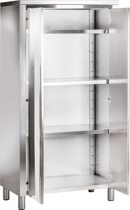 Geschirrschrank Breite 100cm Höhe 150cm mit Flügeltüren | KBS 93060107 - KBS Gastrotechnik