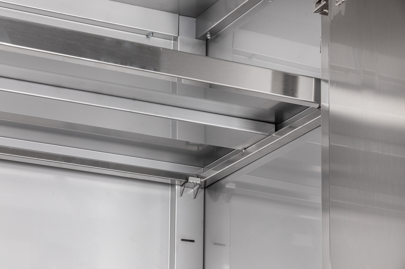 Geschirrschrank Breite 100cm Höhe 150cm mit Flügeltüren | KBS 93060107 - KBS Gastrotechnik