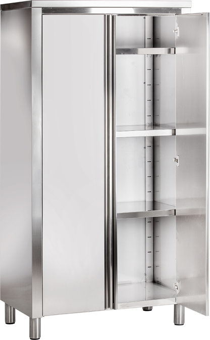 Geschirrschrank Breite 100cm Höhe 150cm mit Flügeltüren | KBS 93060107 - KBS Gastrotechnik