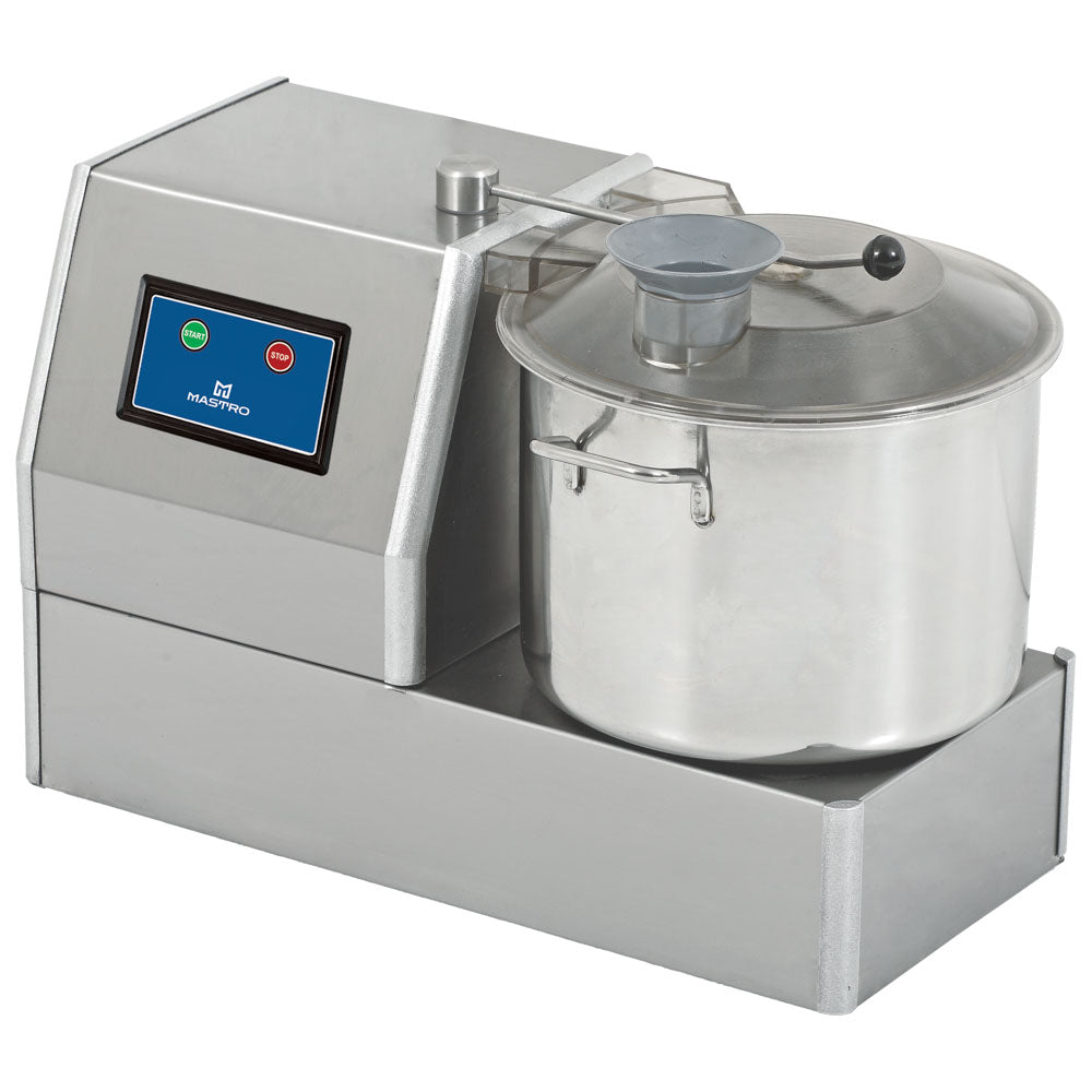 Cutter mit 1 Geschwindigkeit, Tischmodell, 8 Liter — Virtus 9519E