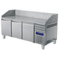 Pizzatisch 2150 mm mit 3 Türen 600x400 mm, 3 Schubladen EN — Virtus 9927F