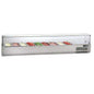 Kühlaufsatzvitrine 10x GN 1/3 h=150 mm, +4°/+10°C — Virtus 9931VF Restposten