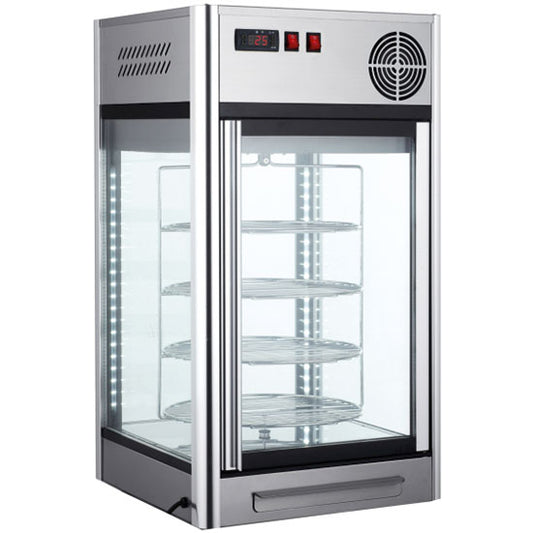 Refrigerated counter with 4 levels ø 350 mm, 2°/+10°C — Virtus 9971 Clearance item