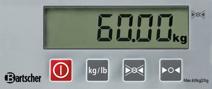 Digitalwaage, 60kg, 20g | Bartscher A300068 - Bartscher