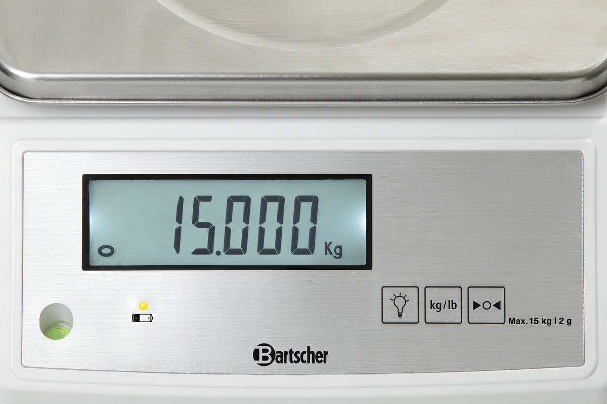 Küchenwaage, 15kg, 2g | Bartscher A300118 - Bartscher