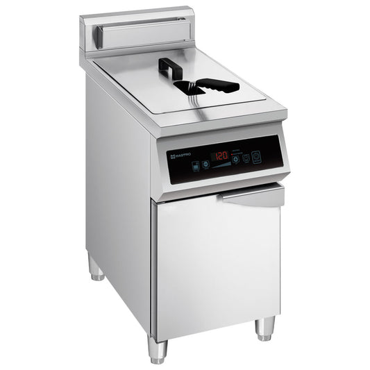 Induktions-Fritteuse 30 Liter auf Unterbau mit Tür — Virtus ADC0015