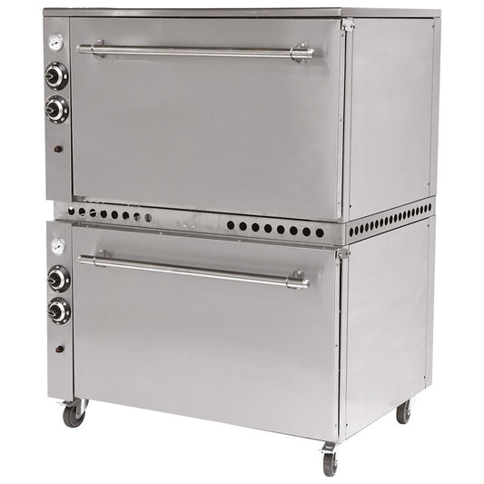 Maxi-Gasofen mit Elektrogrill, 2 Kammern — Virtus AIE0010