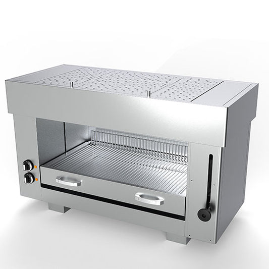 Elektro-Salamander mit 2 Heizelementen, 6,4 kW — Virtus AJH0025 Restposten