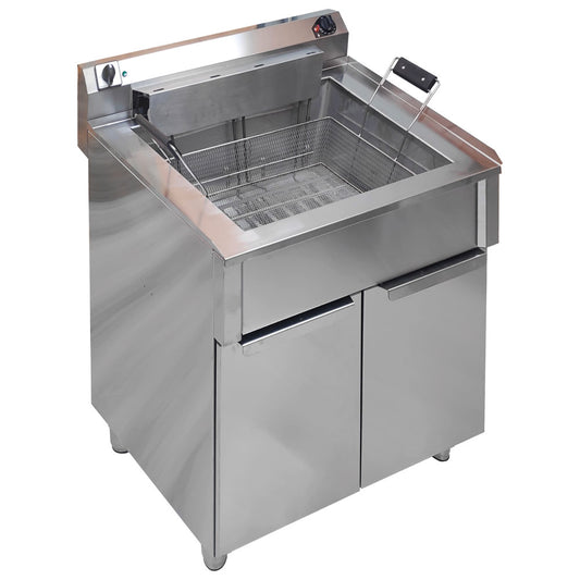 Elektro-Fritteuse für Konditorei auf geschlossenem Unterbau, 35 Liter — Virtus AMZ0046