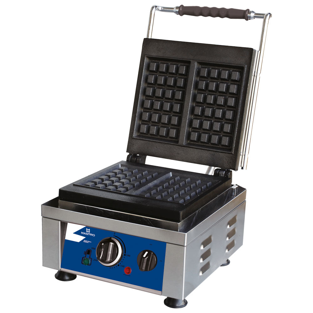Waffeleisen mit 1 Platte Typ Bruxelles, feste Platten — Virtus AQZ0001/E