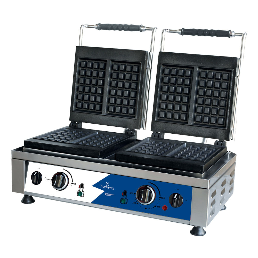 Waffeleisen mit 2 Platten Typ Bruxelles, feste Platten — Virtus AQZ0002/E