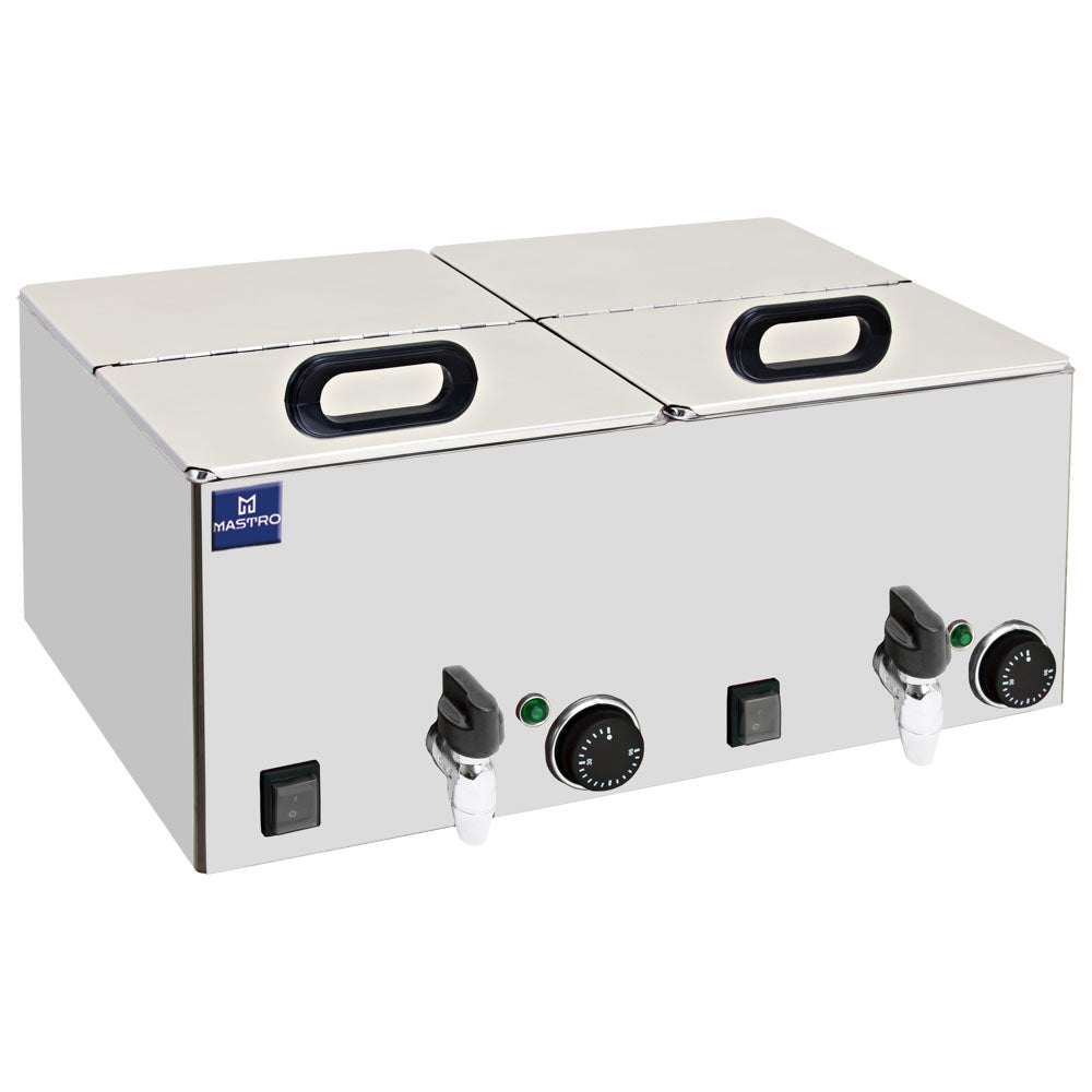 Wurstkocher, 2x GN 1/2 H=150 mm — Virtus ARZ0009