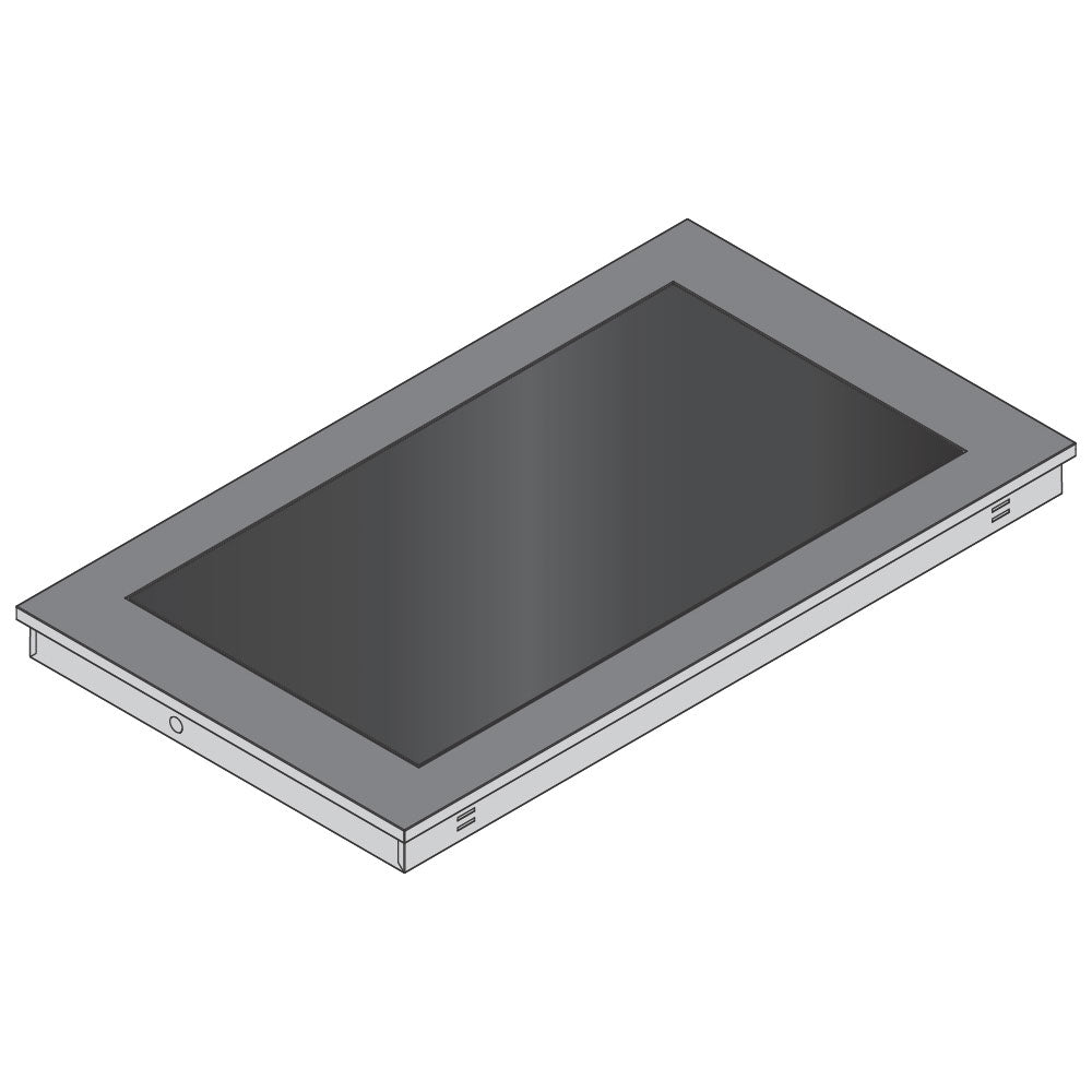 Einbau-Warmhalteplatte mit gehärtetem Glas, 2x GN 1/1 — Virtus AYB0004/T