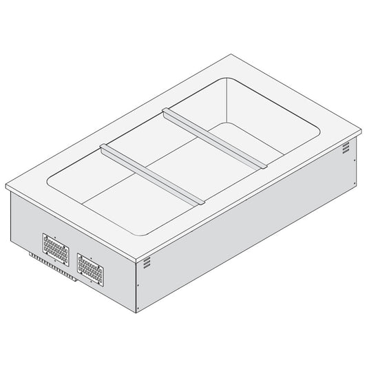 Beheizte Umluft-Wanne, 3x GN 1/1 — Virtus AYB0160/T