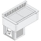 Kühlwanne mit hinterem Diffusor, mit Kühlaggregat, 3x GN 1/1 — Virtus AYC0369