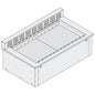 Kühlwanne mit hinterem Diffusor, für Zentralkühlung, 4x GN 1/1 — Virtus AYC0375