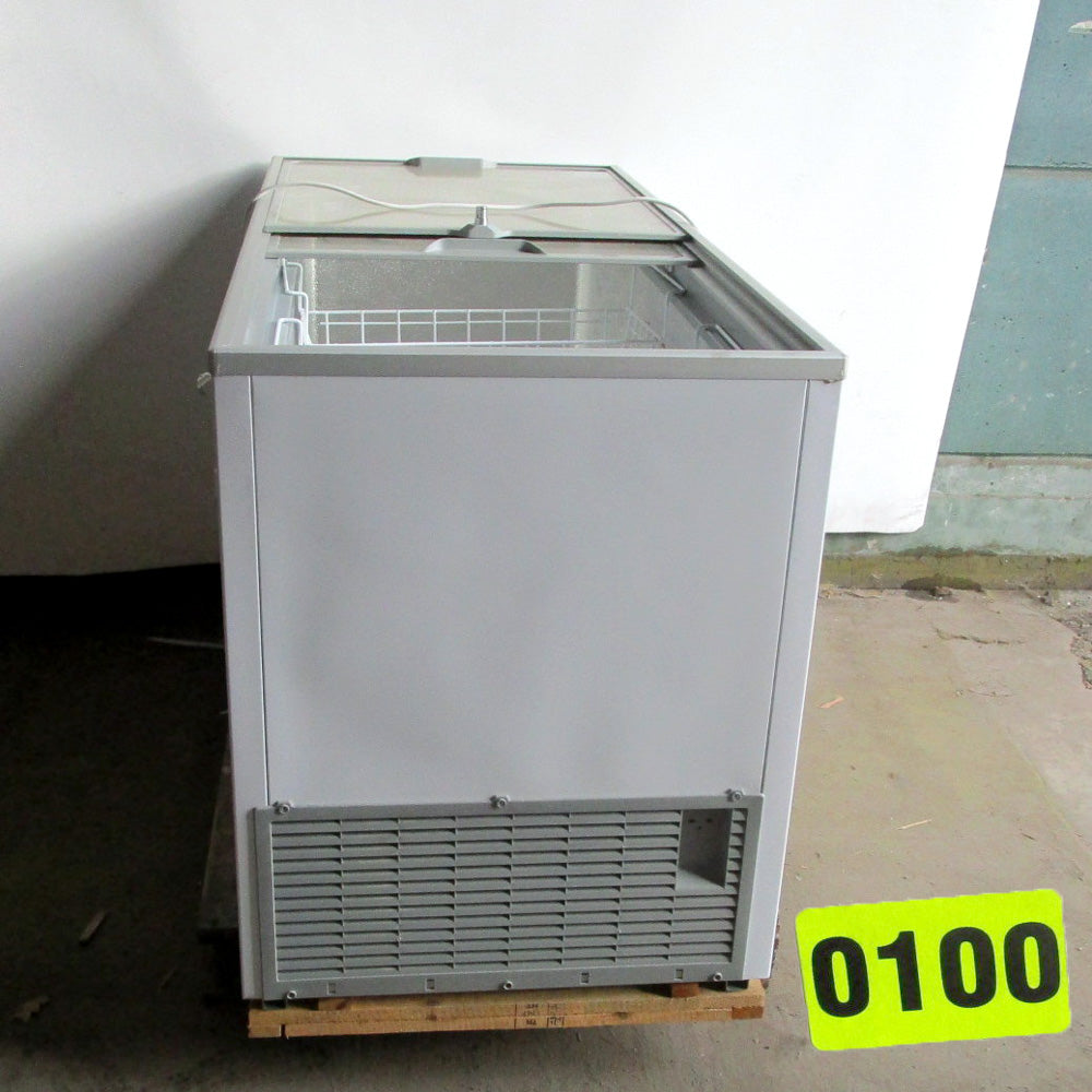 Tiefkühltruhe 478 (400) Liter mit Glas-Schiebedeckeln, -14°/-24°C - BESCHÄDIGT — Virtus BCZ0006/SBE (Ansicht 2)