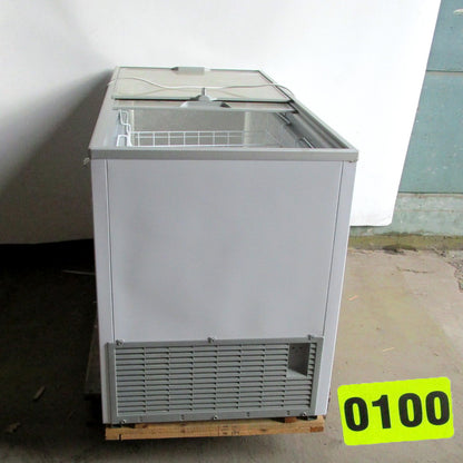 Tiefkühltruhe 478 (400) Liter mit Glas-Schiebedeckeln, -14°/-24°C - BESCHÄDIGT — Virtus BCZ0006/SBE (Ansicht 2)