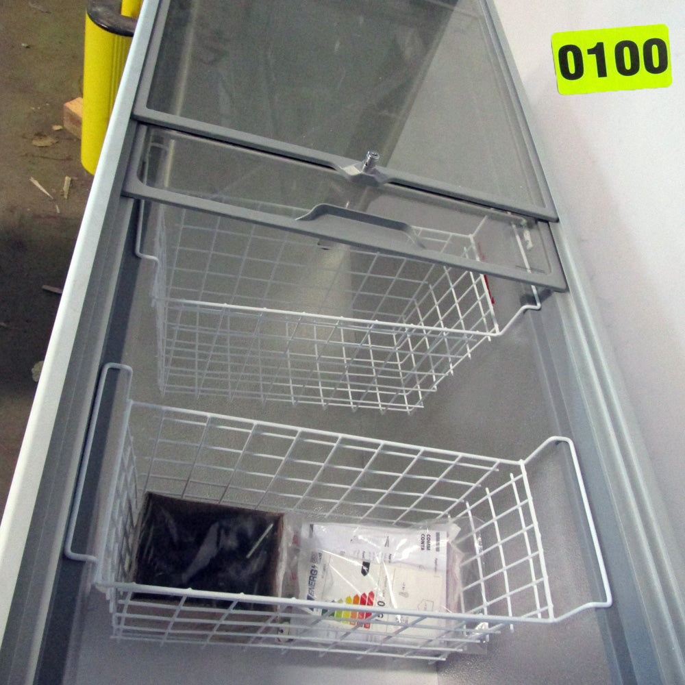 Tiefkühltruhe 478 (400) Liter mit Glas-Schiebedeckeln, -14°/-24°C - BESCHÄDIGT — Virtus BCZ0006/SBE (Ansicht 3)