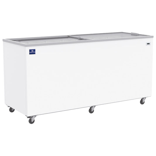 Tiefkühltruhe 582 (490) Liter mit Glas-Schiebedeckeln, -18°/-24°C — Virtus BCZ0012/S