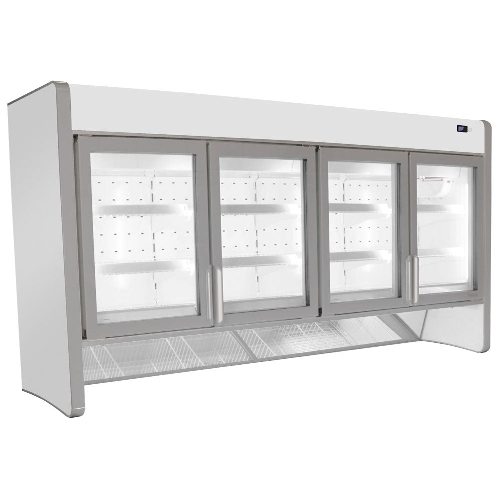 Tiefkühlaufsatz mit 4 Glastüren für BCZ0022, -16°/-24°C, 878 (554) Liter — Virtus BCZ0025