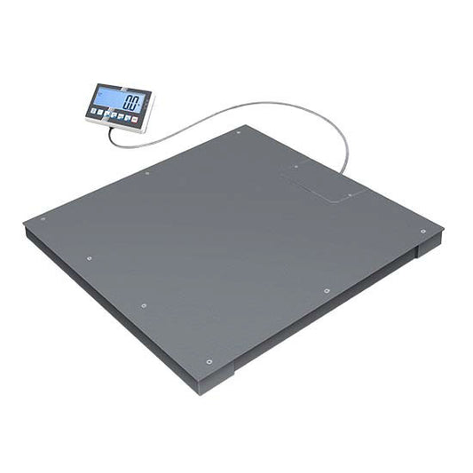 Bodenwaage, Wägebereich maximal 600 kg, Ablesbarkeit 200 g — Virtus BFC600K1SM