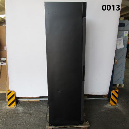 Getränkekühlvitrine 373 Liter mit Glastür und Werbedisplay, 5 Roste, +1°/+10°C, schwarz - BESCHÄDIGT — Virtus BFD0001/BLBE (Ansicht 5)
