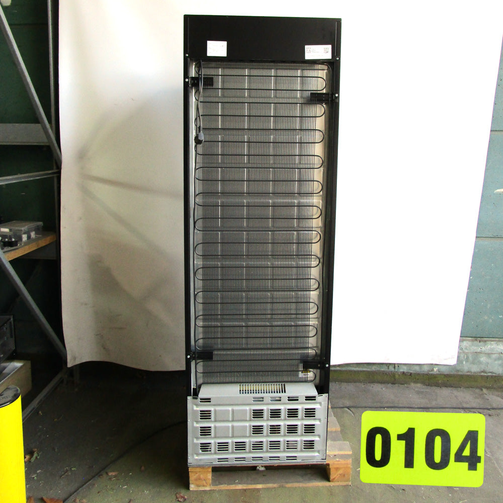 Getränkekühlvitrine 373 Liter mit Glastür und 5 Roste, +1°/+10°C - Farbe schwarz - BESCHÄDIGT — Virtus BFD0020/SBLBE (Ansicht 6)