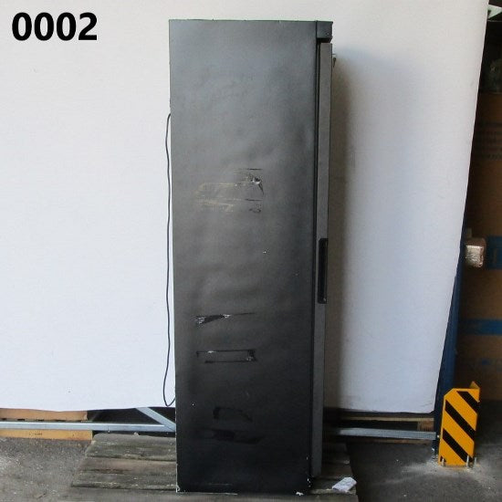 Getränkekühlvitrine 373 Liter mit Glastür und 5 Roste, +1°/+10°C - Farbe schwarz - GEBRAUCHT — Virtus BFD0020/SBLGE (Ansicht 2)