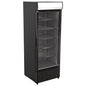 Getränkekühlvitrine 707 Liter mit Glastür und Werbedisplay, 5 Roste, +1°/+9°C - Farbe schwarz — Virtus BFD0023