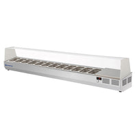 Pan cooler 12x GN 1/4 h=150 mm, +2°/+8°C | Virtus BGB0138