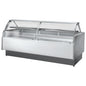 Neutrale Ausstelltheke 1040 mm mit gebogener Frontverglasung — Virtus BGB0315N