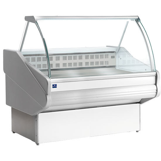 Bainmarie-Theke 2020 mm mit gebogener Frontverglasung, +70°C — Virtus BGB0317H Restposten