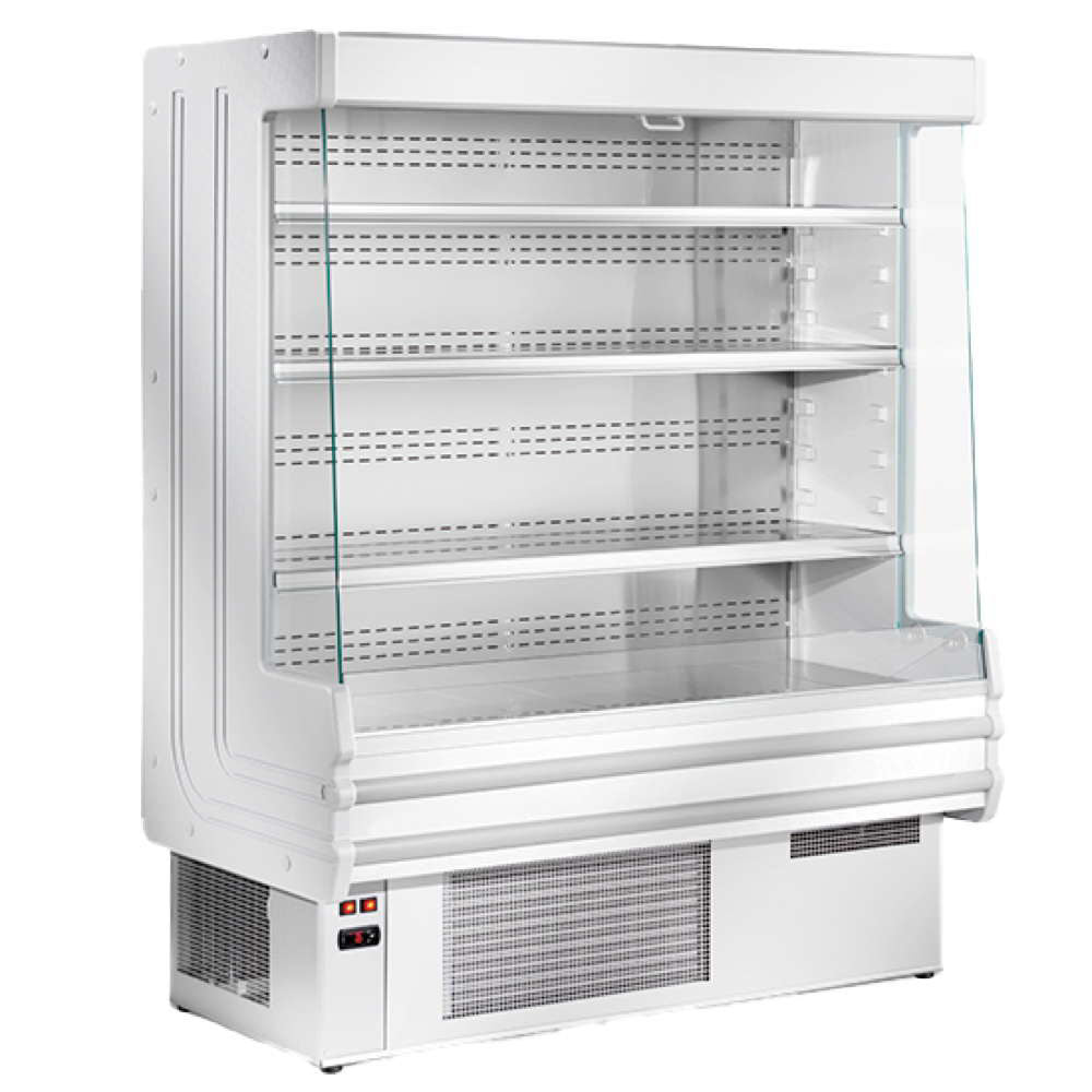 Wandkühlregal 1000 mm für Obst und Gemüse — Virtus BHZ0010/BR Restposten