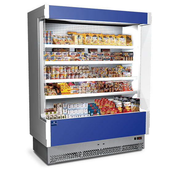 Wandkühlregal 2080 mm mit 4 Regalböden, +3°/+5°C - Molkereiprodukte — Virtus BHZ0066