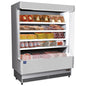 Wandkühlregal 1080 mm mit 4 Regalböden, 0°/+2°C - abgepacktes Fleisch — Virtus BHZ0070