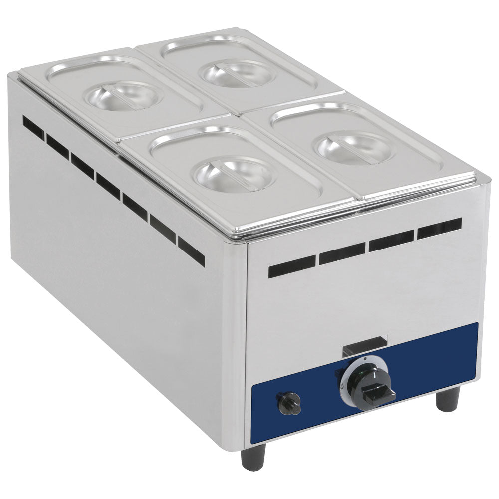 Gas-Bainmarie, Tischmodell, 1 Becken GN H=150 mm - LPG — Virtus BM11G
