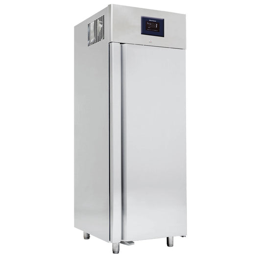Kühlschrank 700 Liter aus Edelstahl für Fisch, statische Kühlung, 0°/+5°C, 85 mm Isolierung - WiFi — Virtus BMA0035/FN
