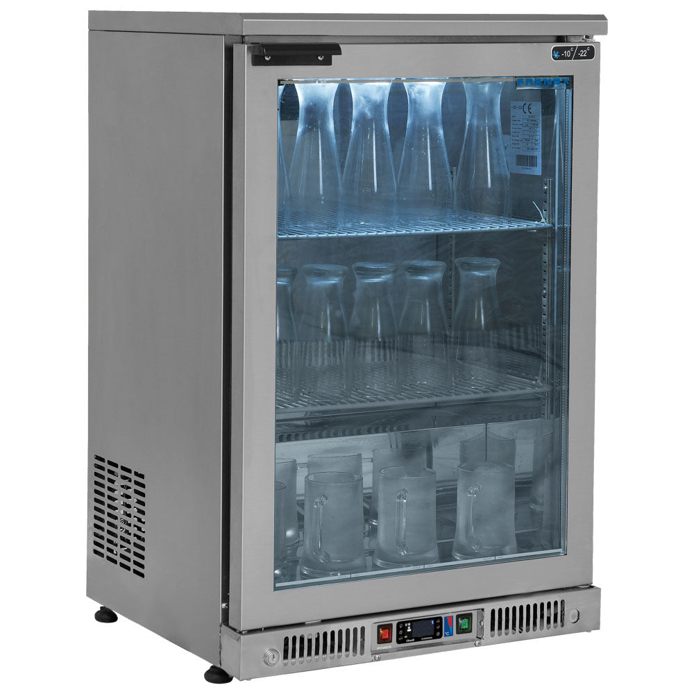 Unterbaukühler für Gläser, 150 Liter, -10°/-15°C — Virtus BMB0046/F