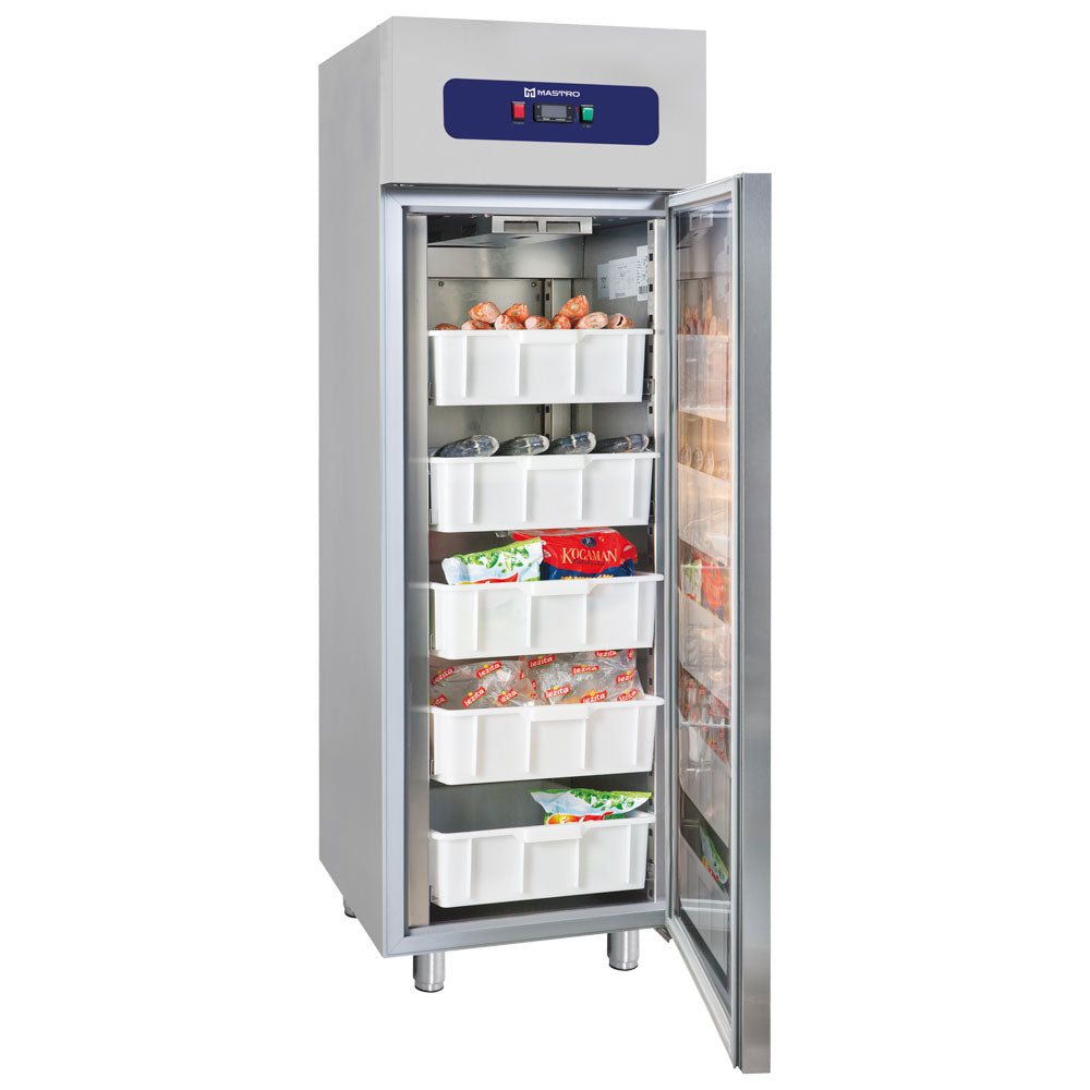 Kühlschrank 400 Liter aus Edelstahl für Fisch mit statischer Kühlung, 0°/-5°C — Virtus BMB0095