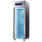Tiefkühlschrank 700 Liter aus Edelstahl mit Glastür, GN 2/1, -10°/-22°C, 85 mm Isolierung — Virtus BMB0200G