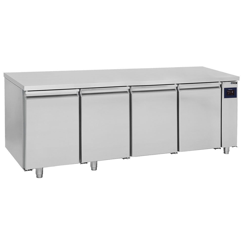 Kühltisch 4-türig GN 1/1 für Zentralkühlung, -2°/+8°C - WiFi — Virtus BNA0056/FN