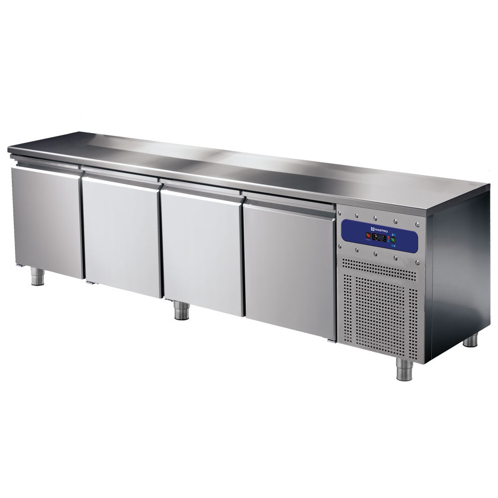 Kühltisch 600 mm 4 Türen 430x325 mm, -2°/+8°C — Virtus BNA0186