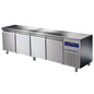 Kühltisch 600 mm 4 Türen 430x325 mm, -2°/+8°C — Virtus BNA0186